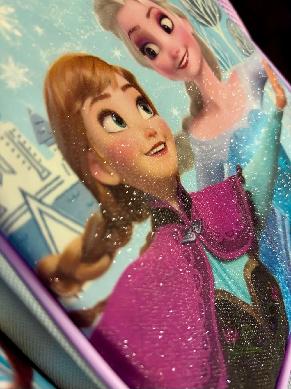 NWT DISNEY FROZEN Kids Backpack - Aqua & Lavender - 5 Piece Set
